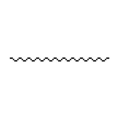 Pixel retro border frame. Vector illustration 