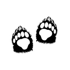 Bear paw print 