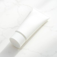 White Tube Cosmetic Container. (4)