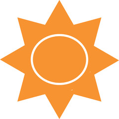 Watercolor vector sun shapes. Rising sun, sunset, dawn illustrations set. Fire colors round shape, watercolour stains. Orange red yellow circle, flaming crown frame. Maslenitsa, Shrovetide background.