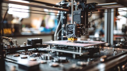 3D printer in action