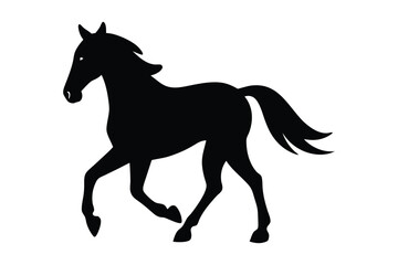 Racehorse Silhouette  Vector bundle  illustration, Racehorse Silhouette 