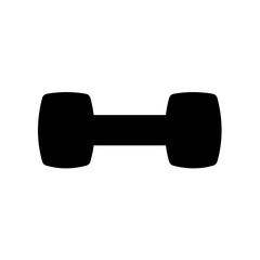 Dumbbell icon. Gym and fitness equipment. Vector illustration 