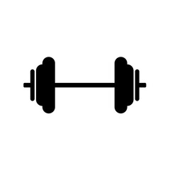 Dumbbell icon. Gym and fitness equipment. Vector illustration 
