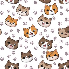 Obraz premium Purrfect Pawsitive Prints