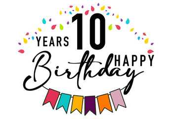 Festive vector illustration with the text 