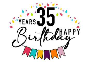 Festive vector illustration with the text 