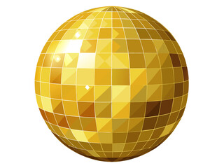 Golden Disco Ball Mirrored Sphere Party Decoration