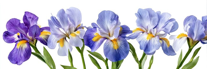 photo of beautiful iris flowers 