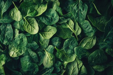 Spinach Leaves Background