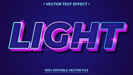 Modern editable text effect vibrant modern color shiny. Text style effect. Editable fonts vector files