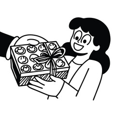 excitement-at-receiving-chocolates-----.eps