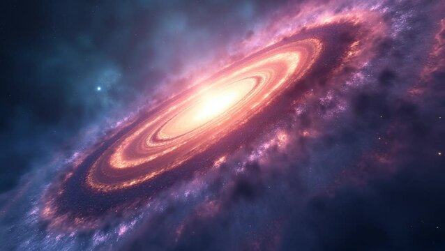 Moving nebulas space travel hyperlapse floating through galaxy stars planet universe cosmic travel outer space timelapse journey exploration nebula infinity colorful motion futuristic sci