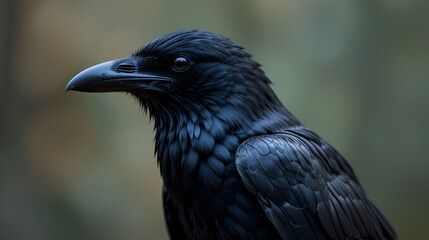black raven. crow