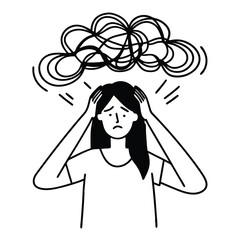 frustrated-woman-touching-head-complicated-problem.eps