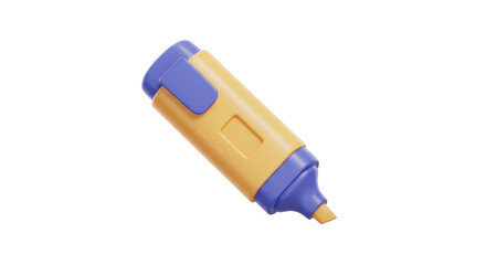 Isolated Highlighter Pen for Marking Important Text