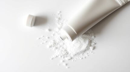 Skincare Products on Pink Satin