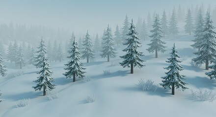 Fototapeta premium Winter's Silent Embrace