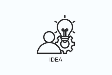 Idea Icon Or Logo Isolated Vector Illustration