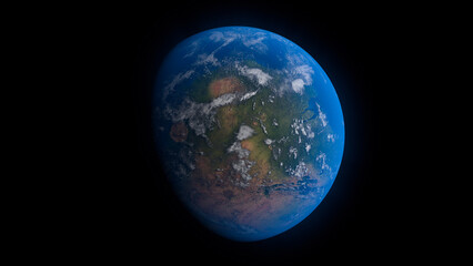 Terraformed Mars – High-Resolution Visualization of a Habitable Red Planet