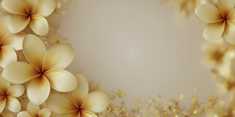 Obraz premium Golden sunflowers with leaves and artistic detailing