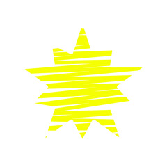 Hand Drawn Geometric Scribble, Abstract Doodle Vector Element