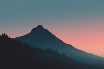 015-049-Clouds-351-A_tranquil_mountain_silhouetted_at_tw