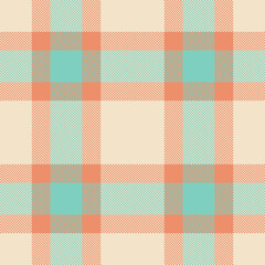 Seamless plaid pattern with pastel colors. A versatile design with a woven fabric look, perfect for backgrounds, textiles, or digital art projects.