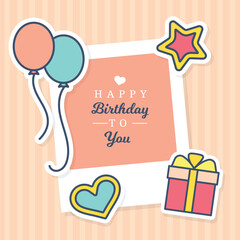 Birthday Card Variant Color