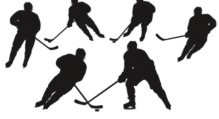 Obraz premium Frozen Fury: A Silhouette Symphony