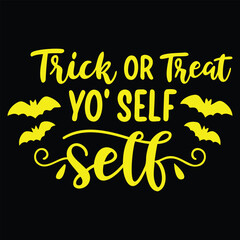 Trick or Treat Yo Self Neon Yellow