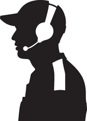silhouette of a man