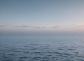 Obraz premium Gentle, hazy light blue gradient fading to darker shade, dreamy abstract seascape, seascape, calm, texture