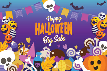 Hand Drawn Halloween Background