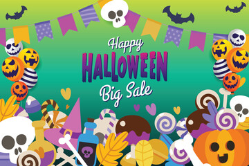 Hand Drawn Halloween Background