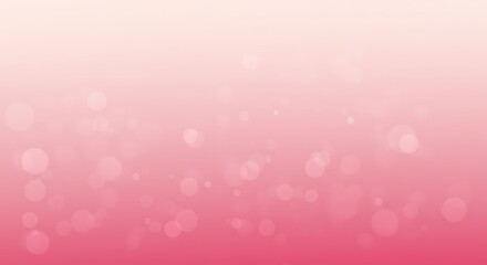 Soft Pink Gradient Background with Bokeh Lights