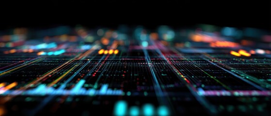 Obraz premium Abstract digital circuit board