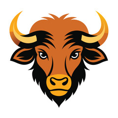 Buffalo Mascot logo Design 