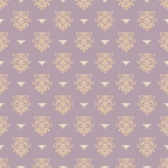 Damask seamless pattern 