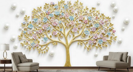 Golden Bloom & Pearl Dreams