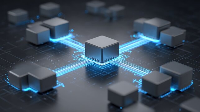 Connected data cubes, intricate network