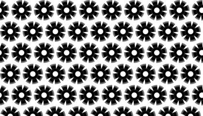 black and white seamless pattern