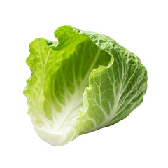 A close up of a head of lettuce