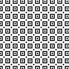 Seamless black and white diamond grid pattern.