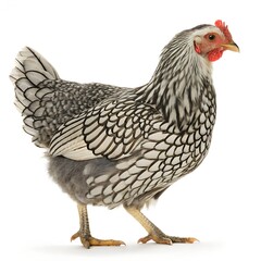 Fototapeta premium chicken isolated on white background