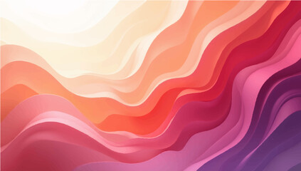 Abstract Colorful Wavy Background with Soft Silk Texture
