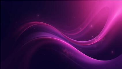 Purple and Pink Abstract Flowing Wave Design