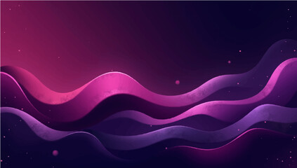 Purple and Pink Abstract Flowing Wave Design