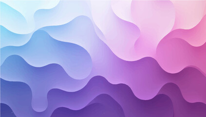 Abstract Blue, light pink and Purple Wave Background with Flowing Lines and Swirls