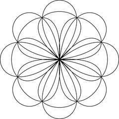 abstract floral ornament